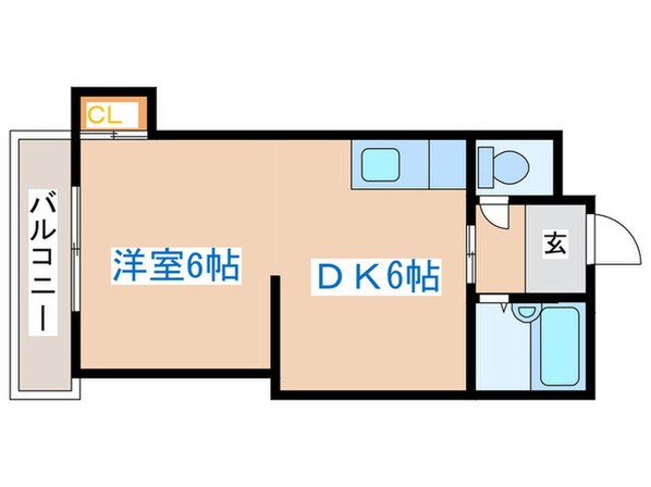 ハイムリ－ベⅢの物件間取画像